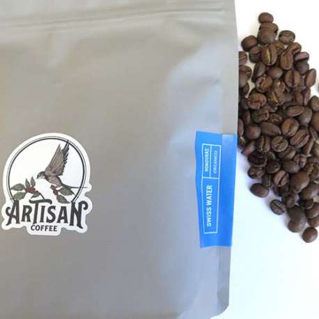 Café en grano orgánico de Honduras. Descafeinado - 250 g