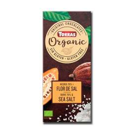 Chocolate Negro 70% con Aceite de Oliva y flor de sal ecológico - 100 gr