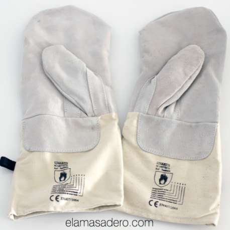 Guantes de lona para panadería