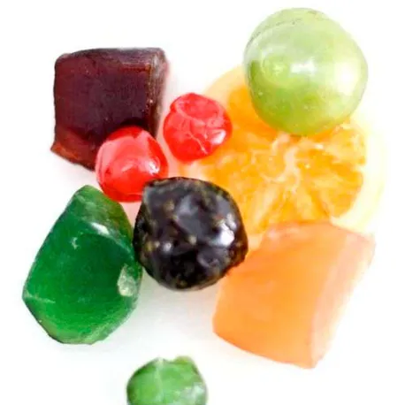 Frutas confitadas (mezcla), 300 gr.