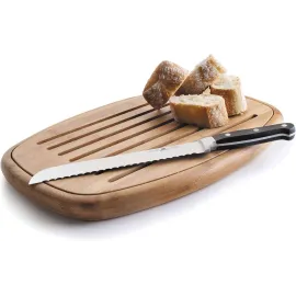Tabla para cortar pan de bambú 40 x 27 x 30 cm