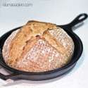 olla de hierro para hacer pan