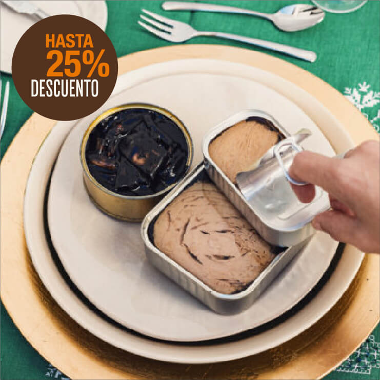 Conservas de pescado: hasta un 25 %