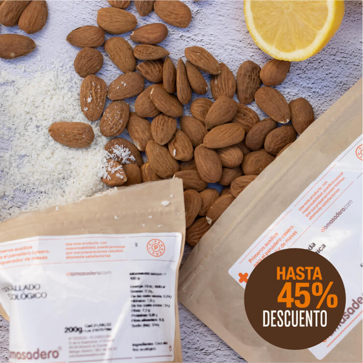 Frutos secos: hasta un 45 %